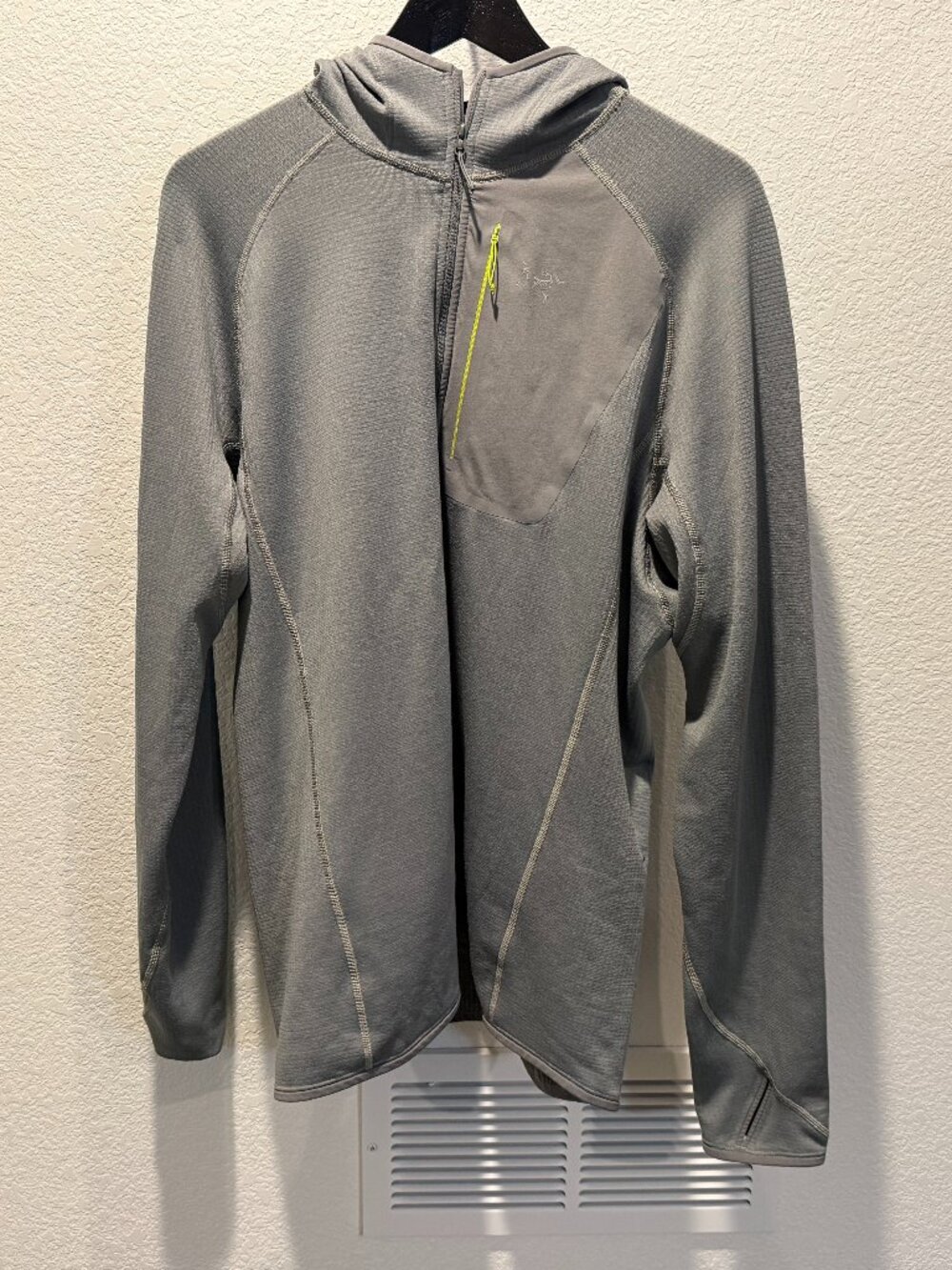 Arc'Teryx Grey Performance Hoodie - Large